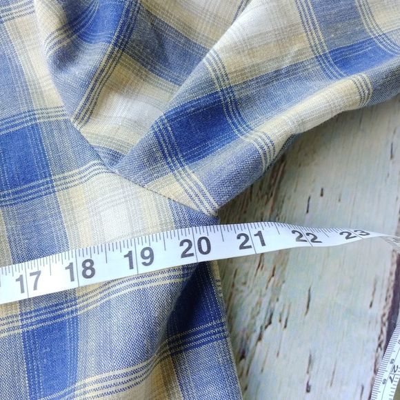 CHRISTY GIRL | BlueYellow Plaid Boyfriend Blazer - Picture 12 of 14